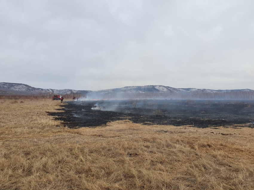 ​Акшинский район Забайкалья неподготовленным входит в пожароопасный период